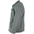 Veste de travail authentique de l'armée suisse veste militaire en jean gris vintage surplus