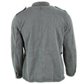 Veste de travail authentique de l'armée suisse veste militaire en jean gris vintage surplus