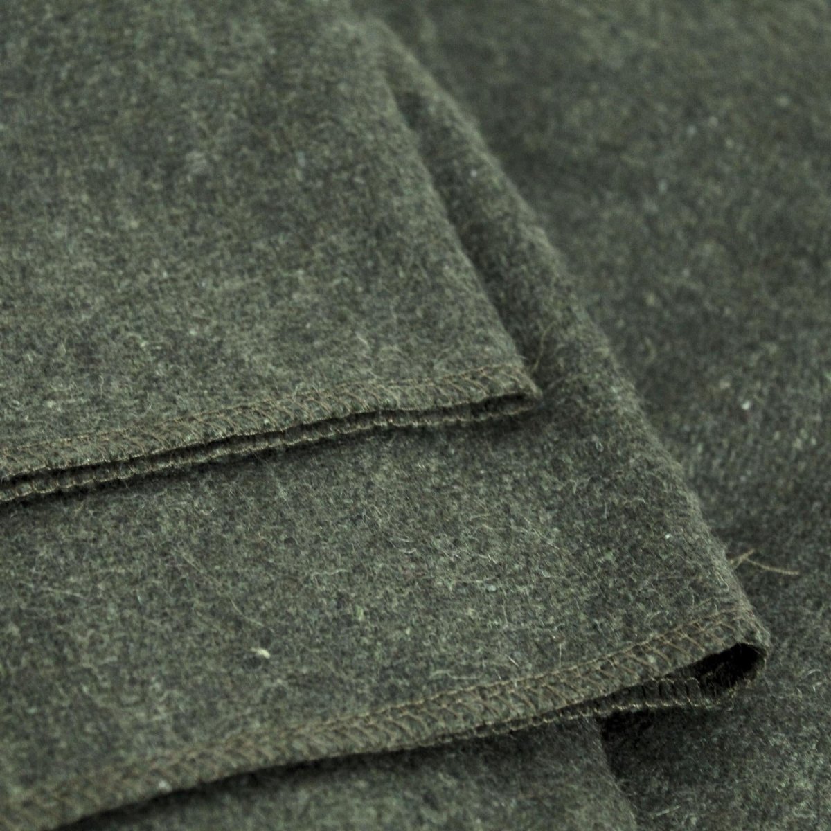 Véritable couverture de l'armée américaine en laine vert militaire vintage couvre-lit drap NEUF