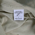 Véritable T-shirt de l'armée américaine Chemise en coton peigné kaki à manches courtes militaire NEUF