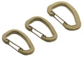 Ensemble de mousquetons Wildo authentiques OD 3 pièces Clips robustes et légers
