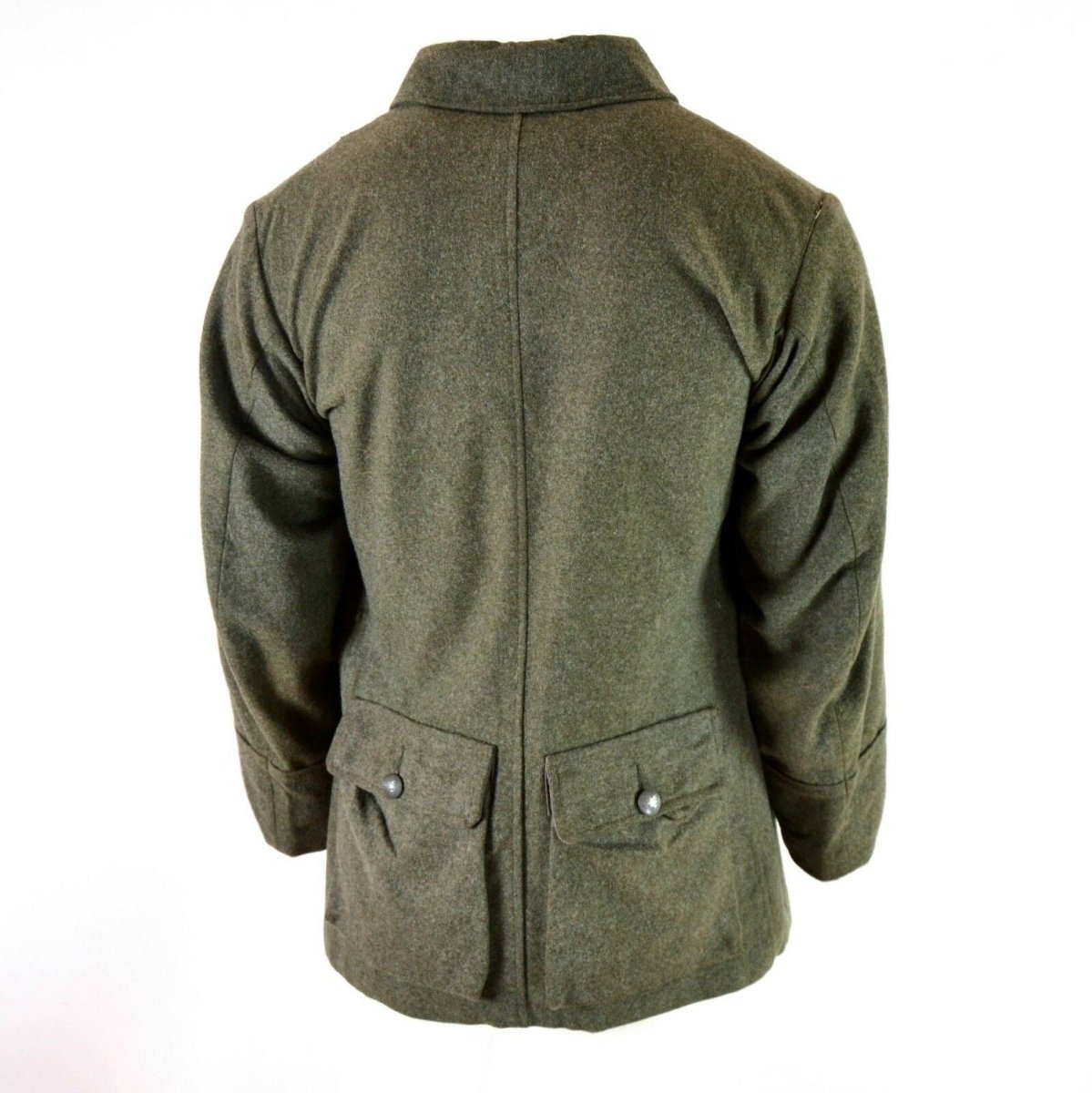 Véritable veste d'uniforme en laine de l'armée suédoise vintage de la Seconde Guerre mondiale M39 gris militaire des années 1940