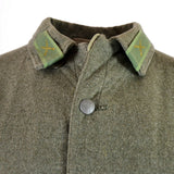 Véritable veste d'uniforme en laine de l'armée suédoise vintage de la Seconde Guerre mondiale M39 gris militaire des années 1940