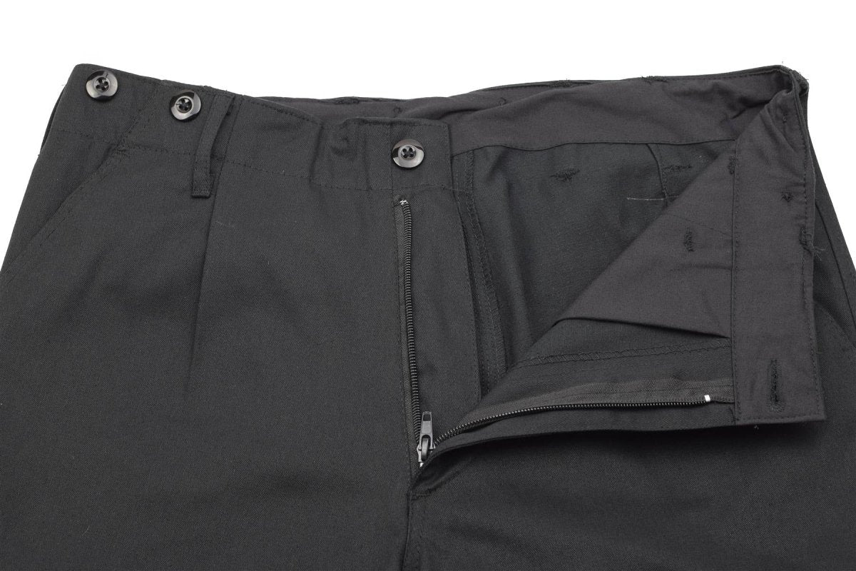 German Army style BDU cargo pants black durable combat uniform classic trousers