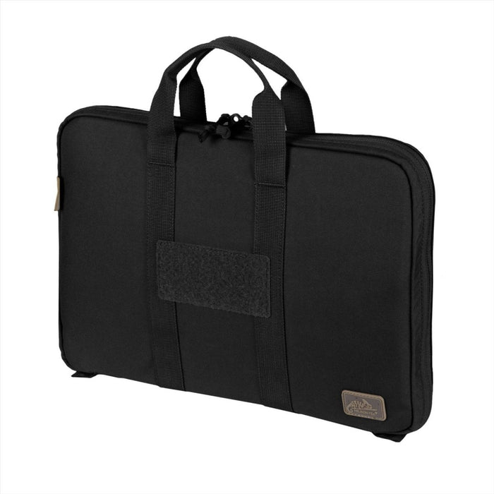 Helikon-Tex Double Pistol Gun Case Wallet Cordura Nylon Handgun Storage, Black Solid Color, Gun Cases - GoMilitar
