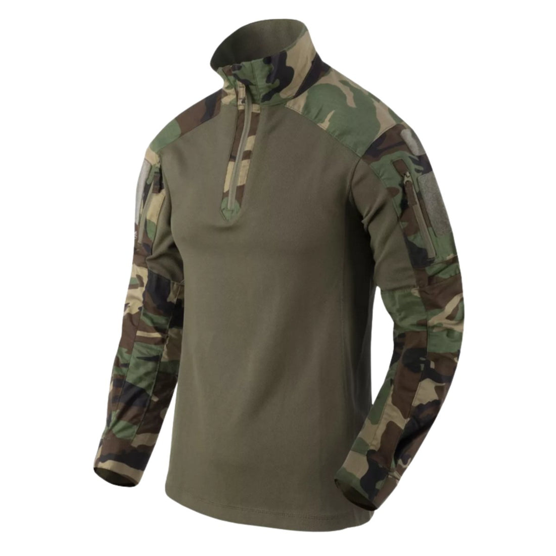 Helikon-Tex MCDU Chemise de combat Renfort de coude Ripstop Woodland Camo