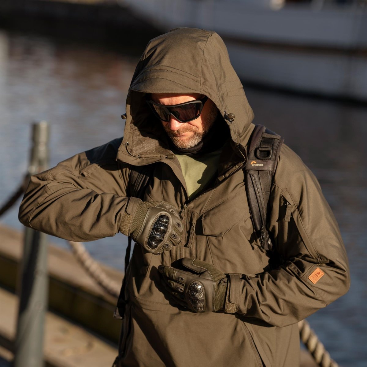 Helikon-Tex Piligrim Anorak Jacket Fire Resistance Quick Dry Waxable Bushcraft