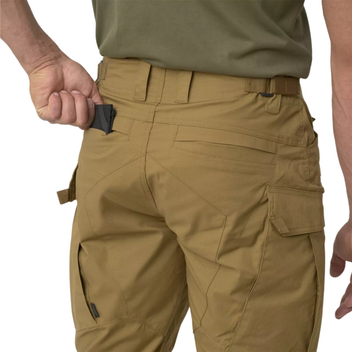 Pantalon tactique Helikon-Tex SFU Next Mk2 Ripstop réglage multi-points Woodland