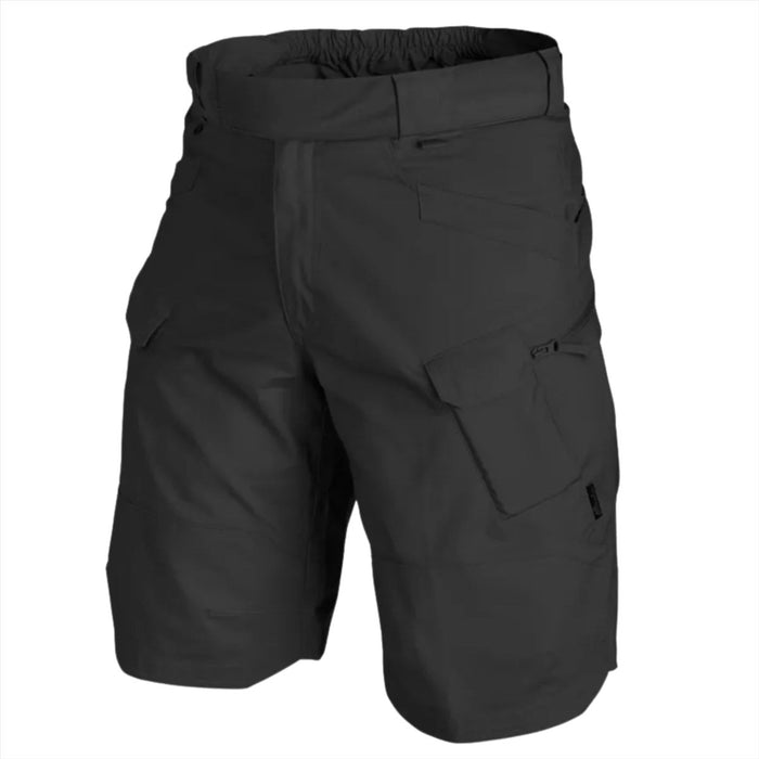 Helikon-Tex Urban Tactique Shorts Poches Cargo PolyCotton Ripstop Noir - GoMilitar
