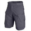 Helikon-Tex Short Tactique Urbain Poches Cargo PolyCoton Ripstop Gris
