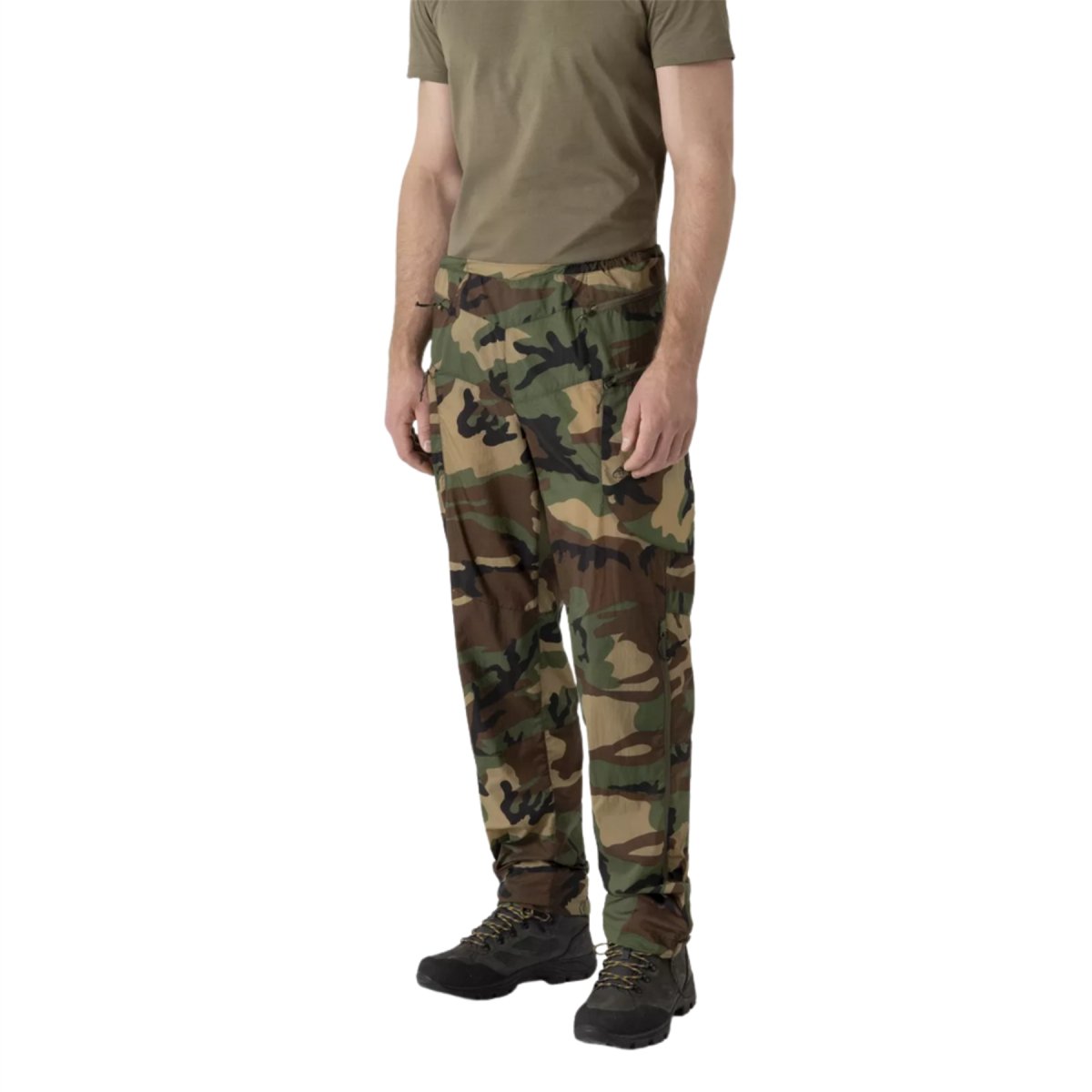 Helikon-Tex Windrunner Surpantalon Windpack Nylon Poches Cargo Woodland Camo