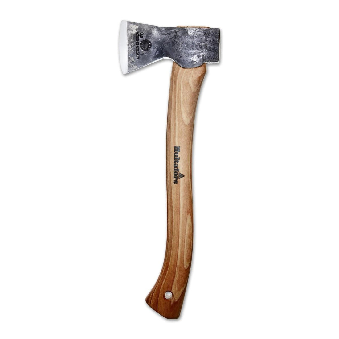 HULTAFORS Hultan hache de jardinage en acier au carbone, hachette tranchante comme un rasoir, manche en hickory