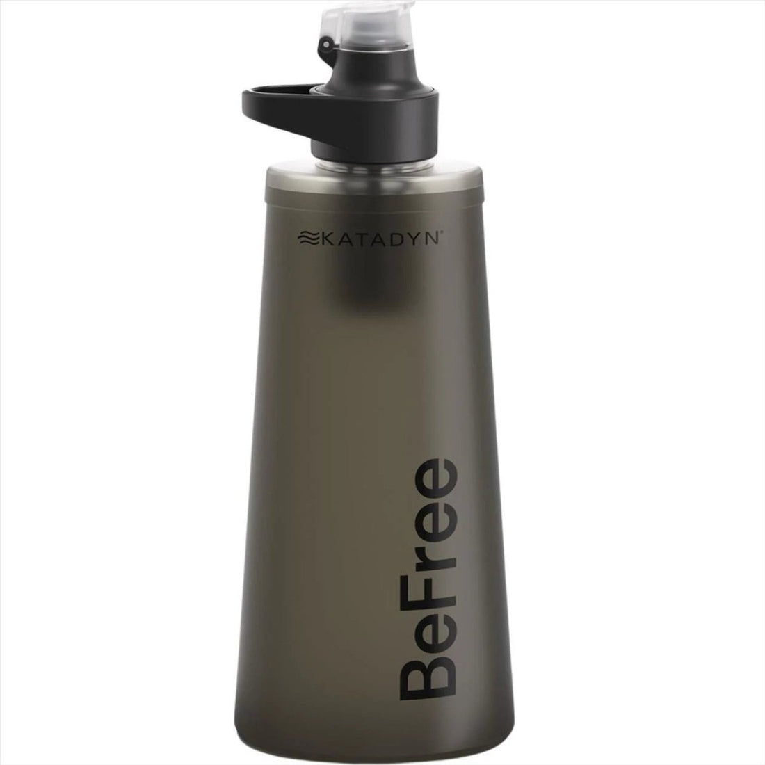 Katadyn BeFree AC 1L Filtre à Eau Bouteille Pliable Technologie EZ Clean Noir