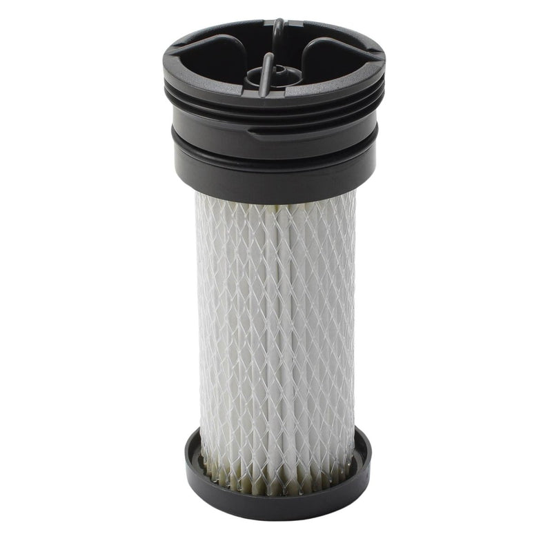 Katadyn Hiker Pro replacement water filter cartridge with protective mesh and black end caps for outdoor use