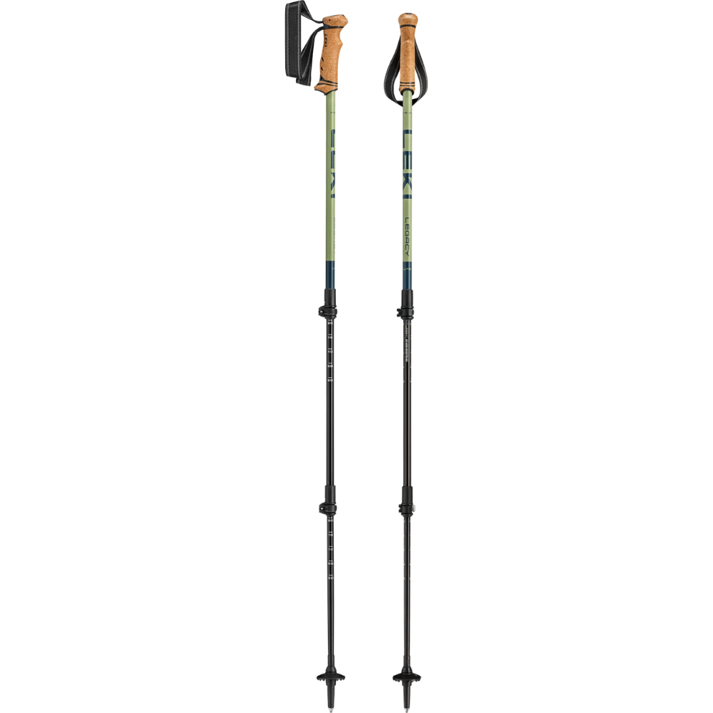 LEKI Legacy Lite Adjustable Hiking Trekking Poles Pair 100-135cm Lightweight