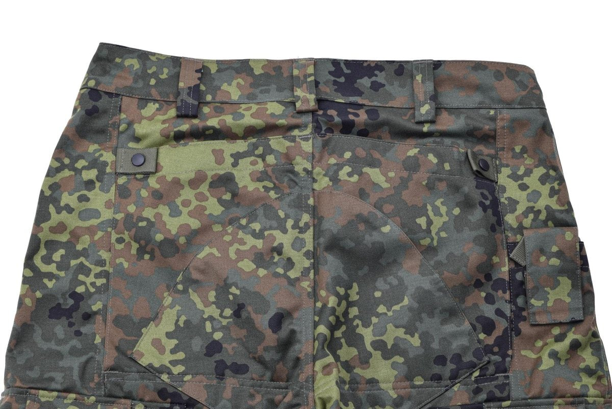 Leo Kohler army combat tactical pants flecktarn camo forced cargo field trousers