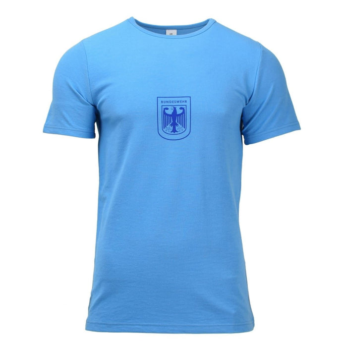 Leo Kohler armée sport T-shirt à manches courtes léger BW aigle chemises bleu - GoMilitar