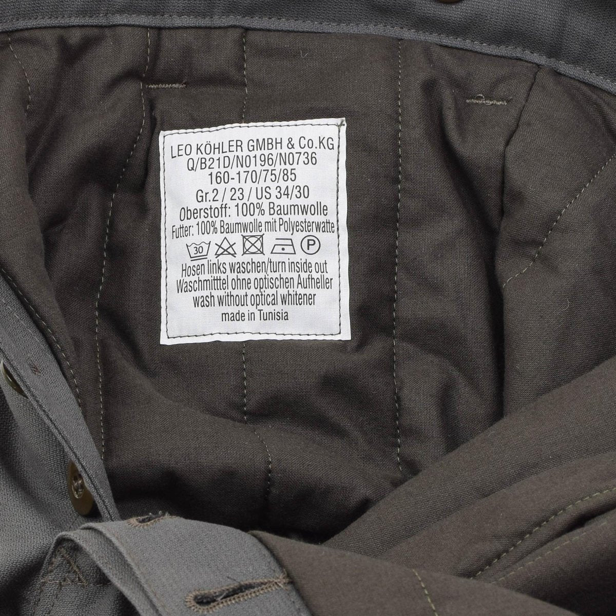 Leo Kohler Pantalon Cargo Tactique Durable avec Poches Cargo d'extérieur Olive