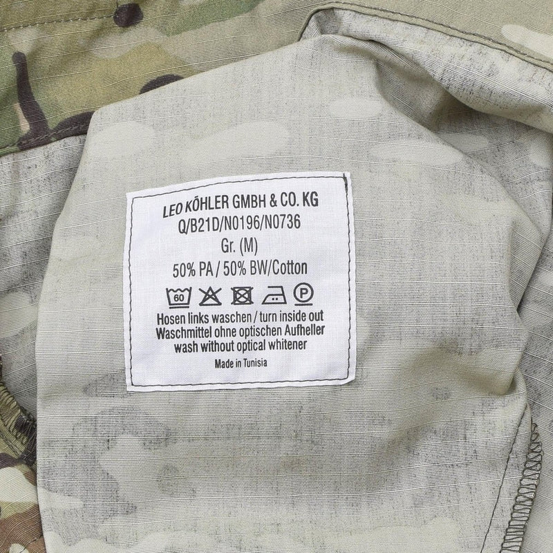 Pantalon cargo Leo Kohler en ripstop renforcé, pantalon de service ACU, camouflage MTP