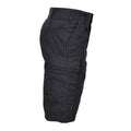 Bermuda militaire Leo Kohler, short de randonnée longueur genou, noir