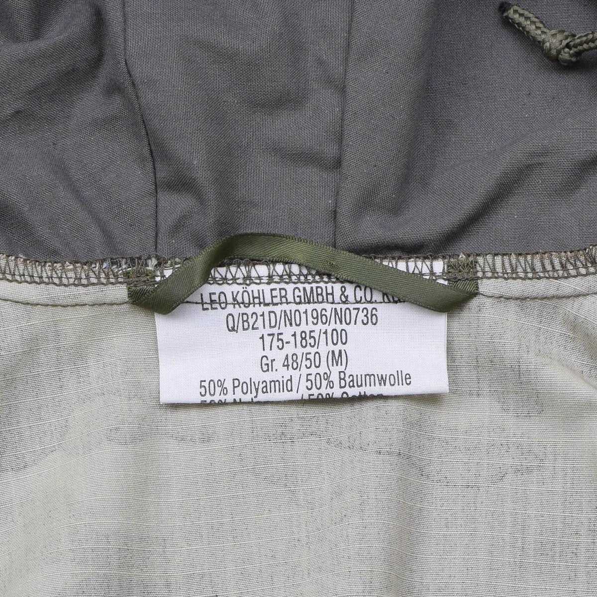 Veste de camouflage militaire tactique Leo Kohler en ripstop multicam