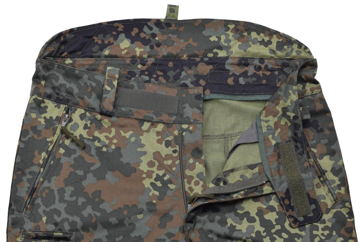 Pantalon tactique Sniper Leo Kohler pour troupes de campagne, camouflage rip-stop flecktarn