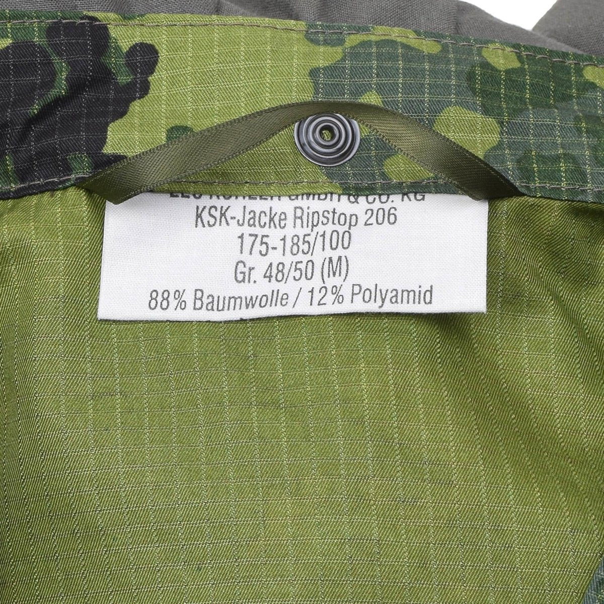 Veste tactique Leo Kohler en tissu ripstop avec capuche et coudes renforcés en cordura