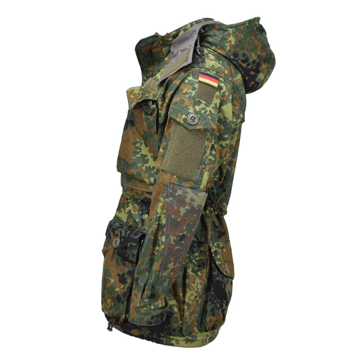 Veste tactique Leo Kohler en tissu ripstop avec capuche et coudes renforcés en cordura