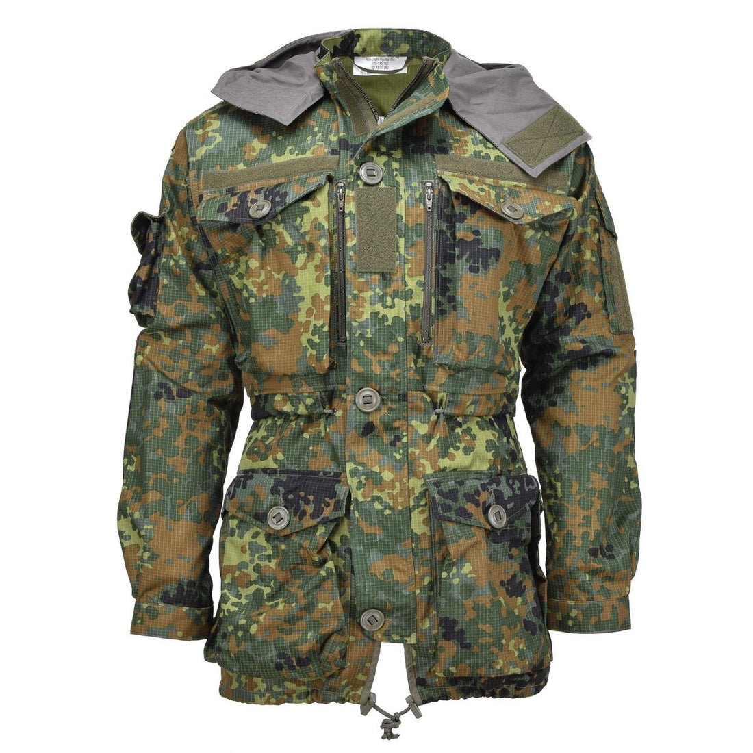 Veste tactique Leo Kohler en tissu ripstop avec capuche et coudes renforcés en cordura