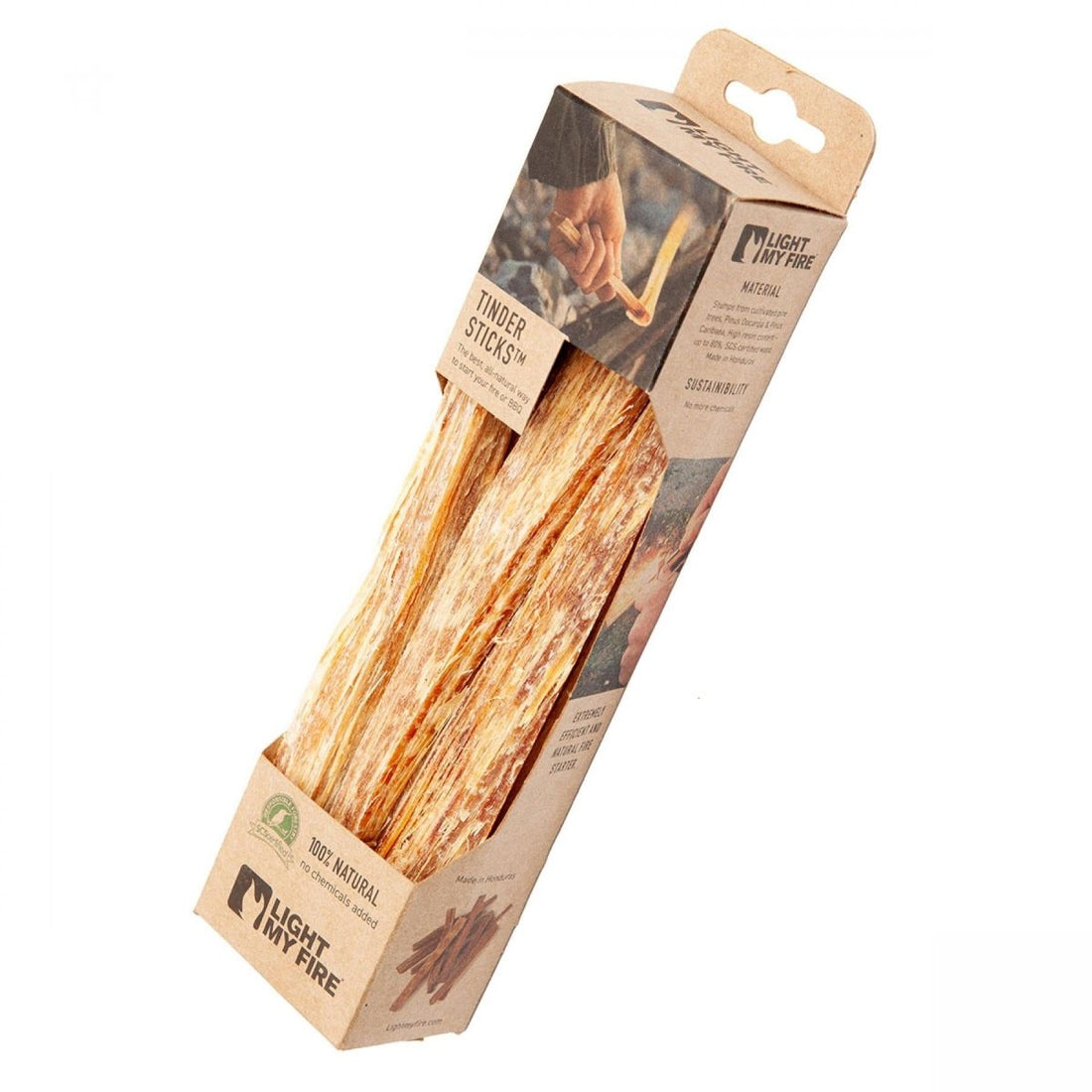 Bâtonnets Tinder Light My Fire pour barbecue, foyer, feu de camp, facile à allumer, naturel, NOUVEAU