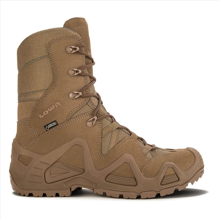 LOWA Zephyr GTX HI TF Bottes tactiques imperméables et respirantes Support Coyote - GoMilitar