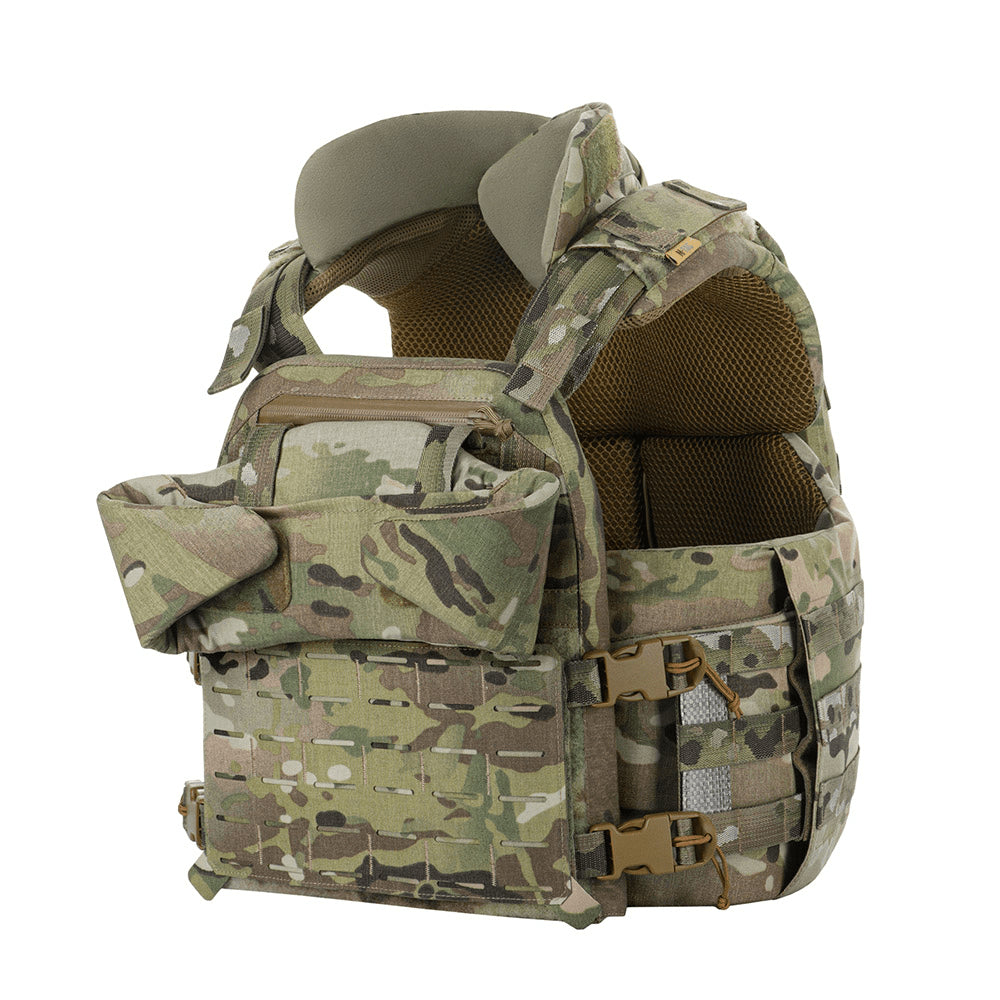 M-TAC Corset Elite Tactical Plate Carrier MOLLE Quick Release MTP Camo