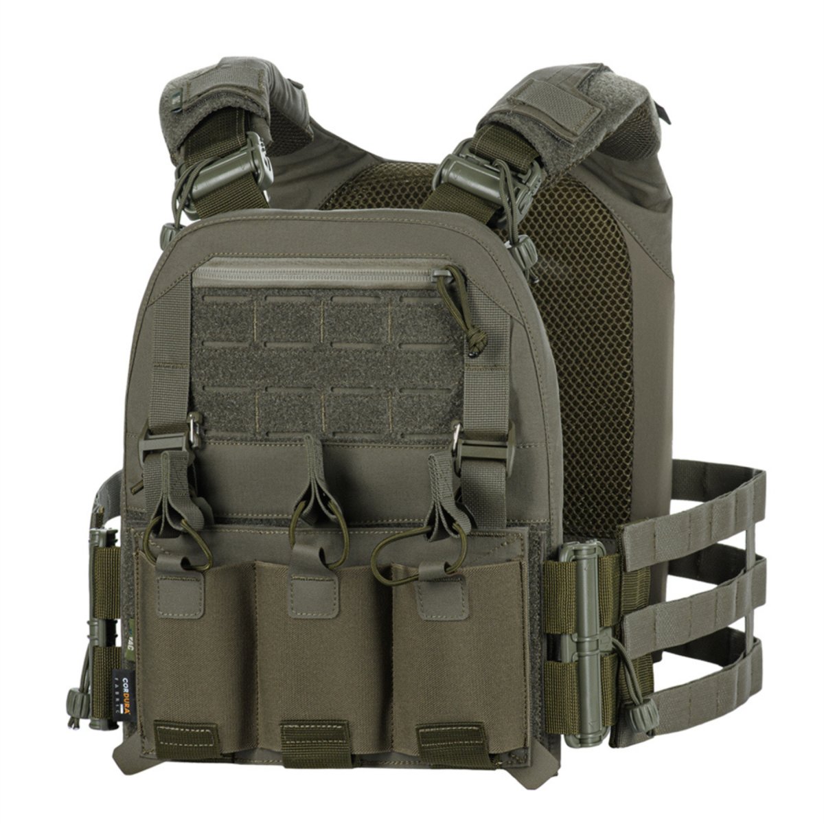 M-TAC Cuirass FAST Elite Tactical Plate Carier Duraflex Fasteners Cordura Olive