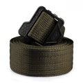 Ceinture de combat tactique de style militaire M-TAC en toile avec boucle à dégagement rapide Olive