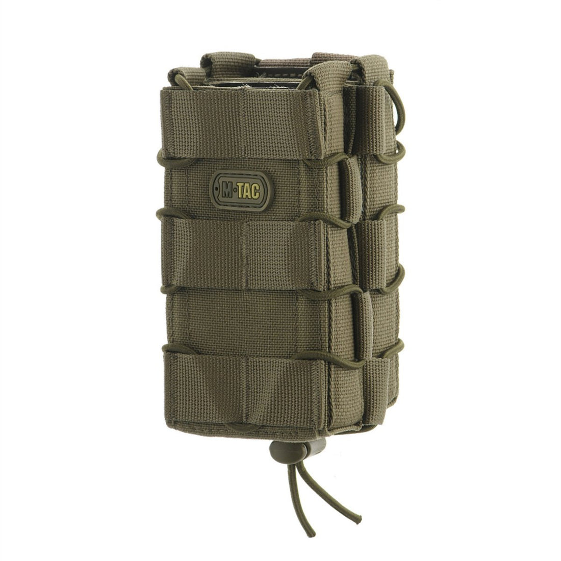 M-TAC Pochette double ouverte pour magazines Cordura tactique caoutchouté antidérapant Olive