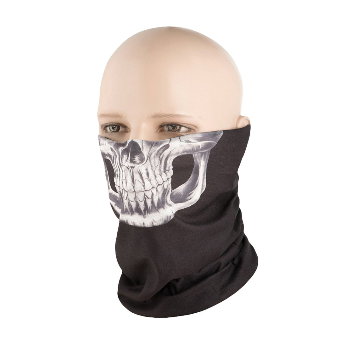 M-TAC Reaper Skull Neck Gaiter Léger Multifonctionnel Bandana Noir