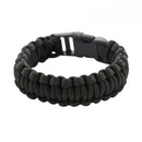 M - TAC Tactical Paracord Bracelet Survival Tactical Outdoor Cord 3m Black - GoMilitar