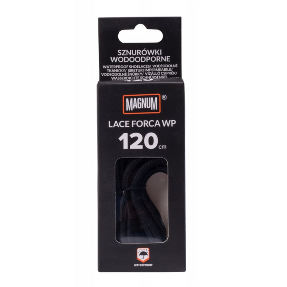 Magnum LACE FORCA WP Replacement Boot Laces Durable Outdoor Hiking Black