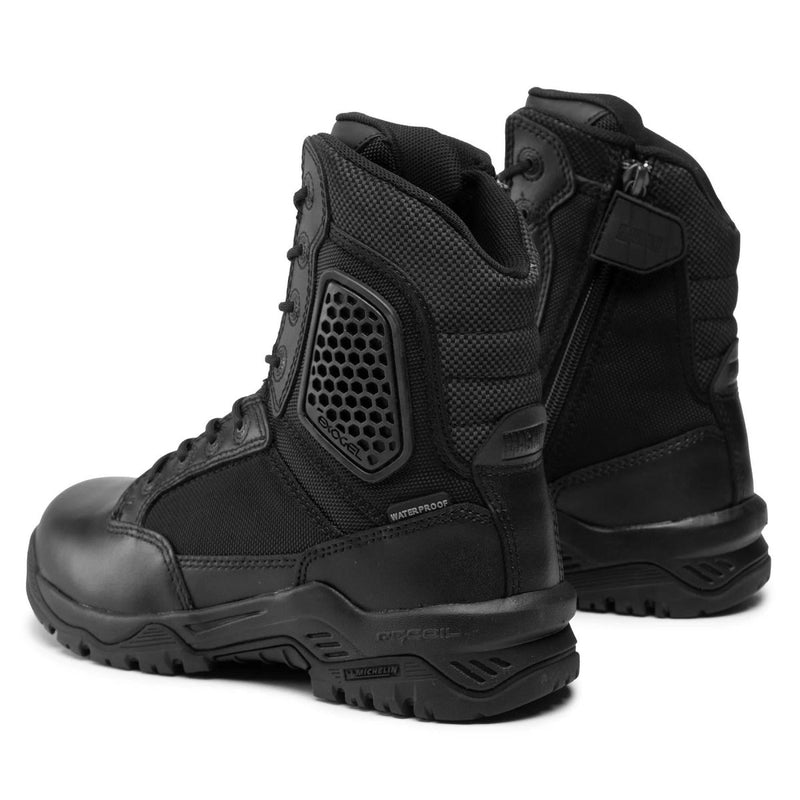 Magnum Strike Force 8.0 combat boots leather tactical duty hiking footwear black - GoMilitar