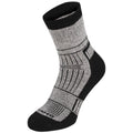 MFH Alaska Chaussettes Thermiques Pieds Secs Semelle Rembourrée Support De Voûte Plantaire Intégré Gris