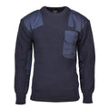 Pull commando de style armée allemande de marque MFH, pull bleu respirant, NEUF