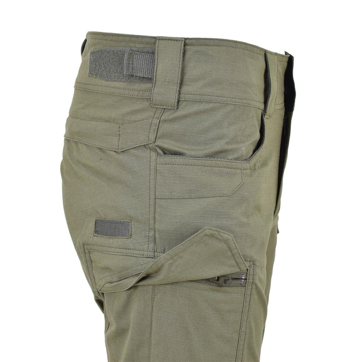 Short de style militaire de marque MFH bermuda en coton robuste ripstop olive uniforme NEUF