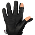 Gants tactiques de style militaire de marque MFH noirs, respirants, doigts de tir gratuits