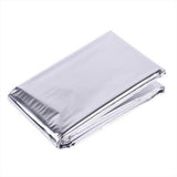Couverture de survie d'urgence MFH 213 × 132 cm, feuille de survie enduite d'aluminium