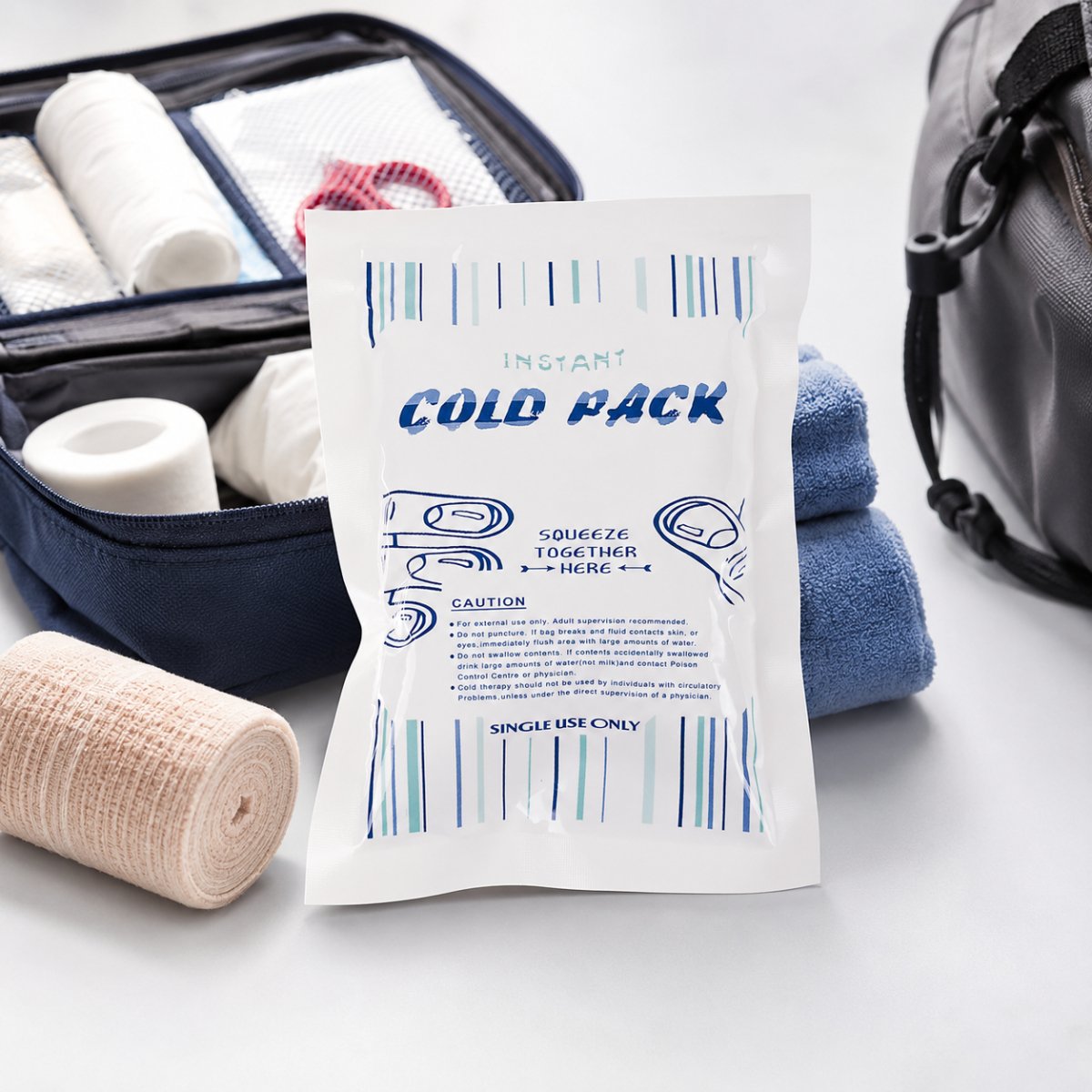 MFH Instant Cold Pack 100 g Single Use First Aid Cooling Pack Outdoor Travel