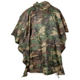 MFH Poncho Capuche réglable imperméable coupe-vent tissu RipStop coutures soudées