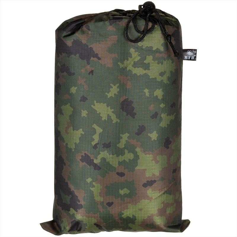 MFH TARP Extreme Tarpauline résistante à l'eau Arrêt d'arrêt Finlandais M05 Camo
