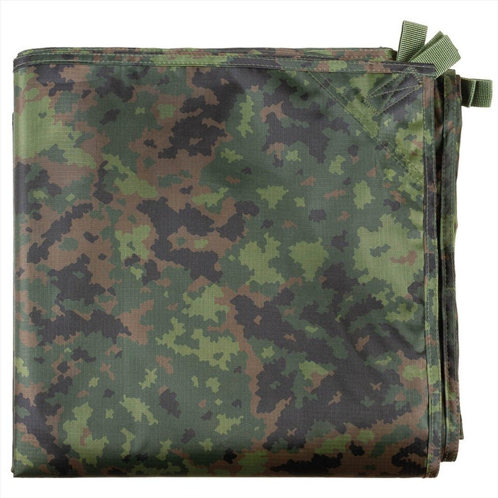 Tarp Tarpaulin Water Resistant RipStop Fabric Finnish M05 Camo - GoMilitar
