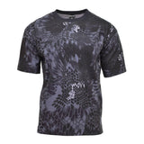 T-shirt de style armée américaine MFH à manches courtes, maillot de corps respirant, motif camouflage serpent