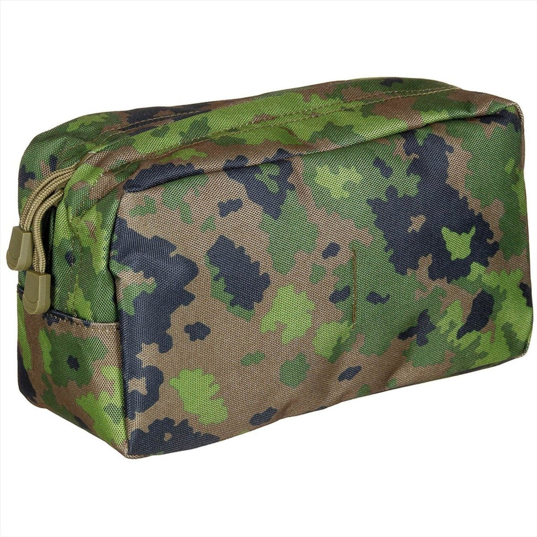 MFH Pochette Utilitaire Grande Fermeture Éclair 2 Voies Sangles de Fixation MOLLE M05 Camouflage